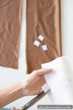 Someone holding white fabric