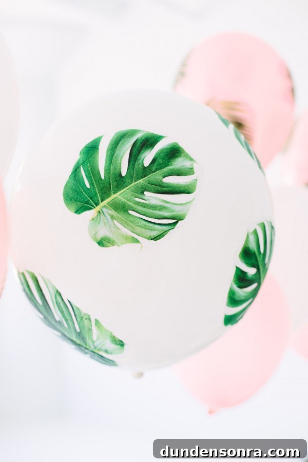DIY Palm Leaf Balloons