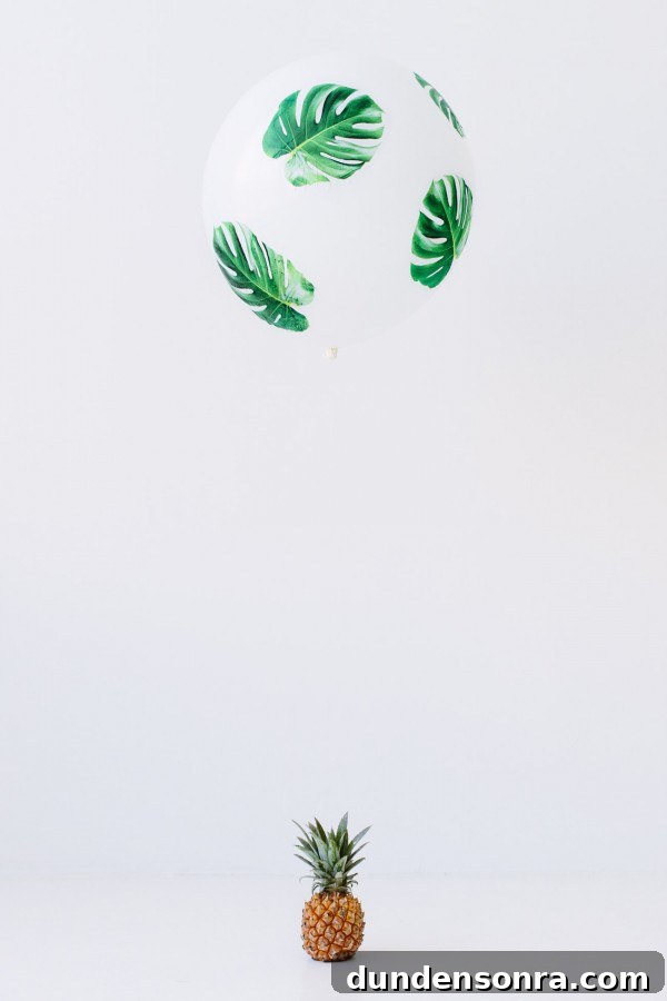 DIY Palm Leaf Balloons