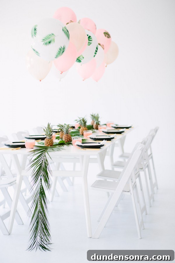 Palm Fronds and Bon Bons Dinner Party