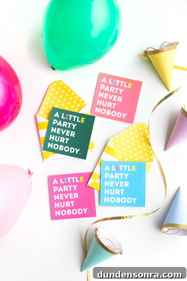 How to Host a Fun Mini Party: Quick Ideas & Planning Tips 7 A Little Party Never Hurt Nobody Printables