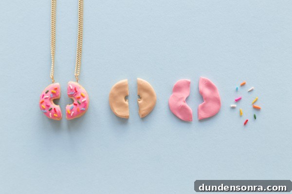 DIY Donut Friendship Necklaces