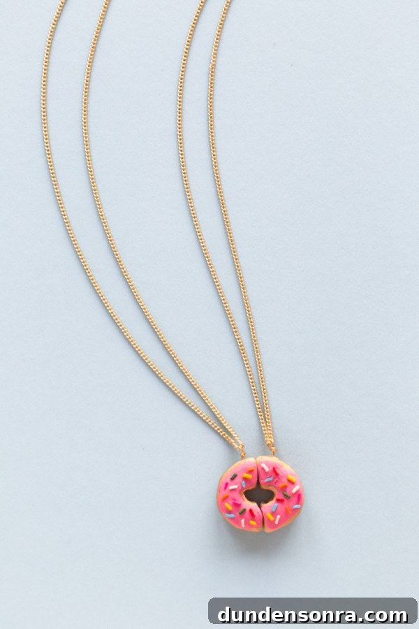 DIY Donut Friendship Necklaces
