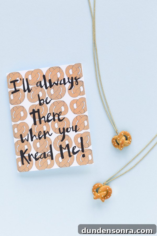 DIY Pretzel Friendship Necklaces