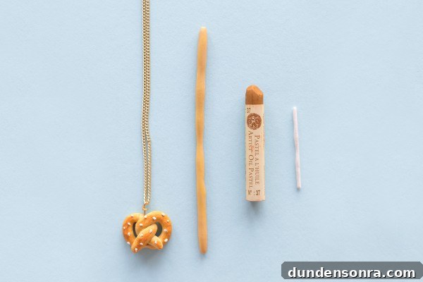 DIY Pretzel Friendship Necklaces