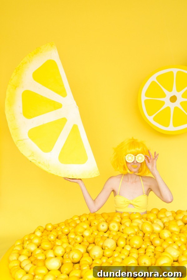 DIY Lemon Wedge Piñata