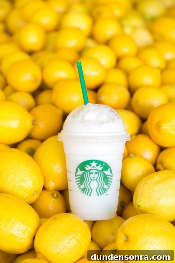 Starbucks Lemon Bar Frappuccino