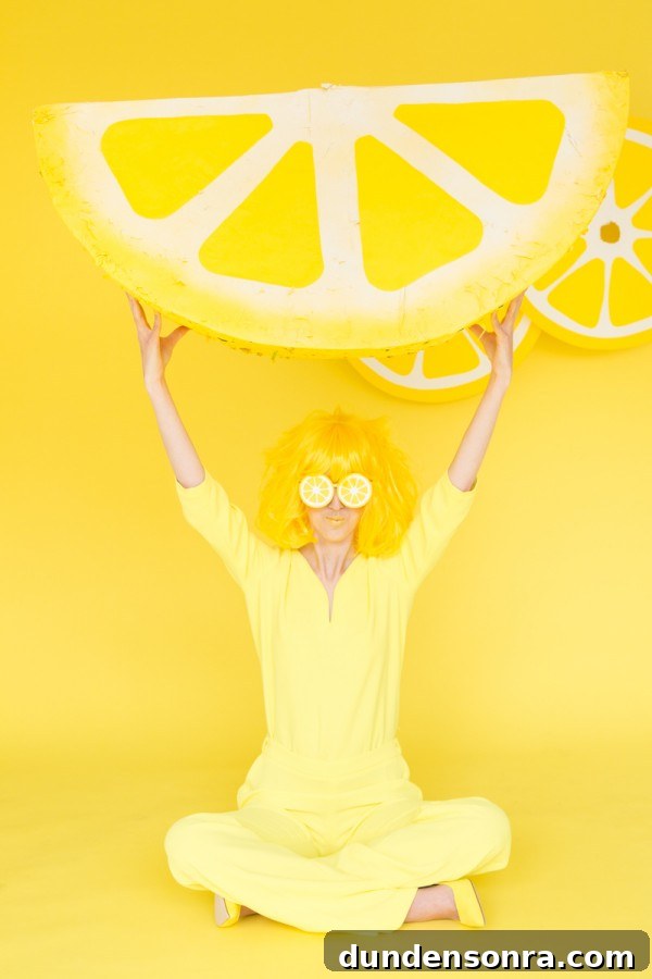 DIY Lemon Wedge Piñata