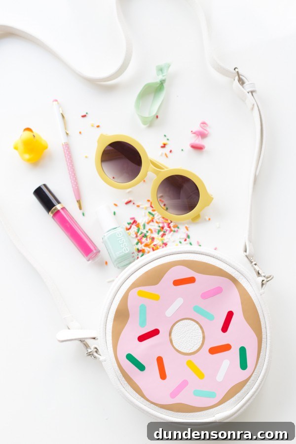 Donut bag and craft materials