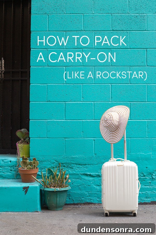 Pack a Carry-On Like a Pro: Smart Tips for Stress-Free Travel 2 A blue wall and white suitcase