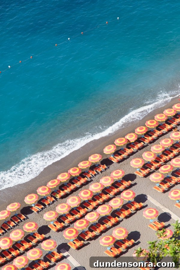 Honeymoon in Amalfi Coast: Our Romantic Italian Escape 2 Beach with chairs and umbrellas