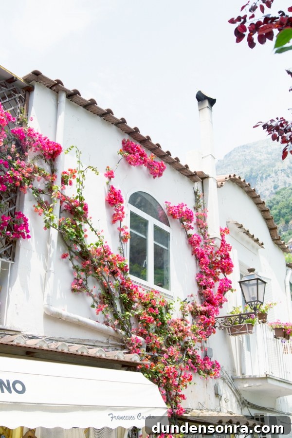 Honeymoon in Amalfi Coast: Our Romantic Italian Escape 18 Building with flowers