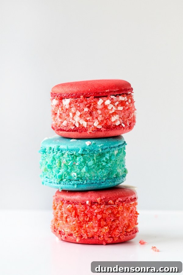 Colorful ice cream sandwiches