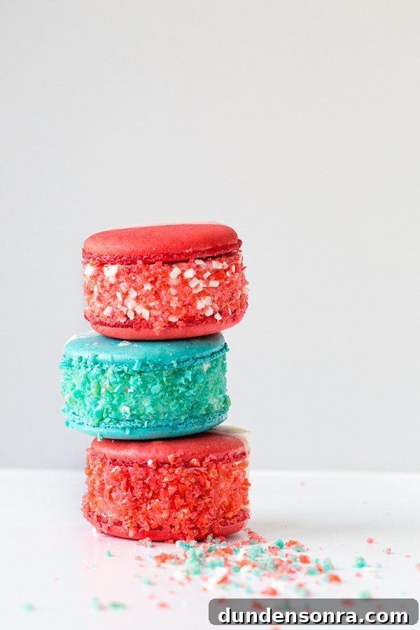 Colorful ice cream sandwiches 