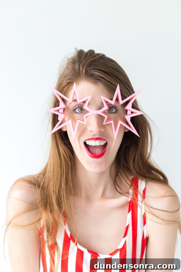 DIY Fireworks Glasses