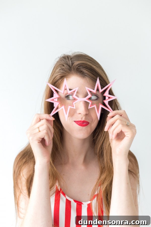 DIY Fireworks Glasses
