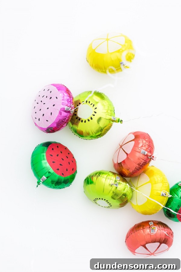 Fruit balloons
