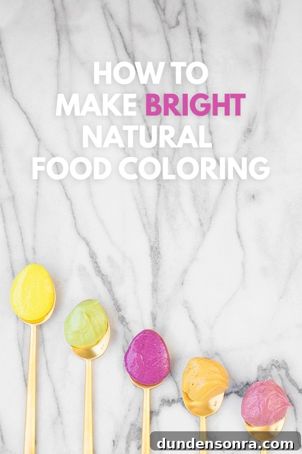 Bright Natural Food Coloring: DIY Recipes for Vibrant Colors 2 Spoons with icing and words next to it