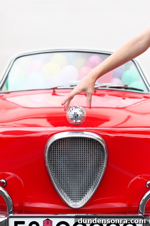 DIY Funky Hood Ornaments: Creative Ideas and How to Make Them 3 DIY Disco Ball Hood Ornament