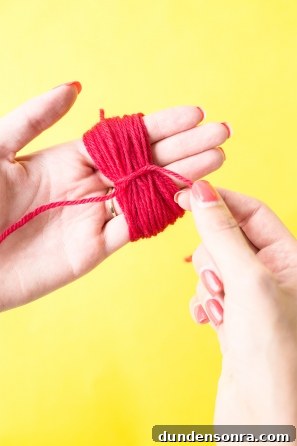 DIY Ice Cream Sneakers: How to Paint and Customize Your Shoes 11 Someone wrapping red string