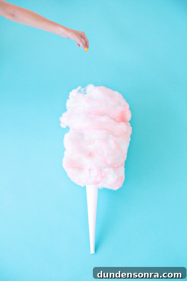How to Make a Cotton Candy Piñata for Parties and Birthdays 2 DIY Cotton Candy Piñata | studiodiy.com