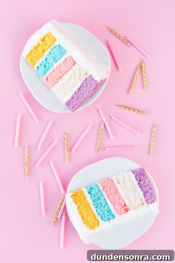 Color Block Cake