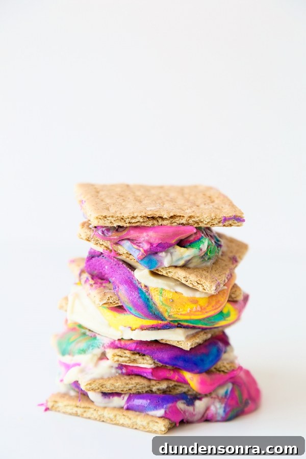 Tie dye smores