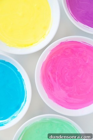 Containers with colorful liquid 
