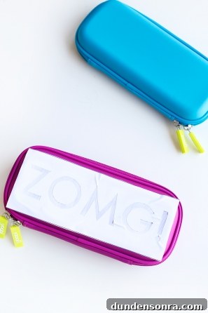 Pencil Cases with words on it