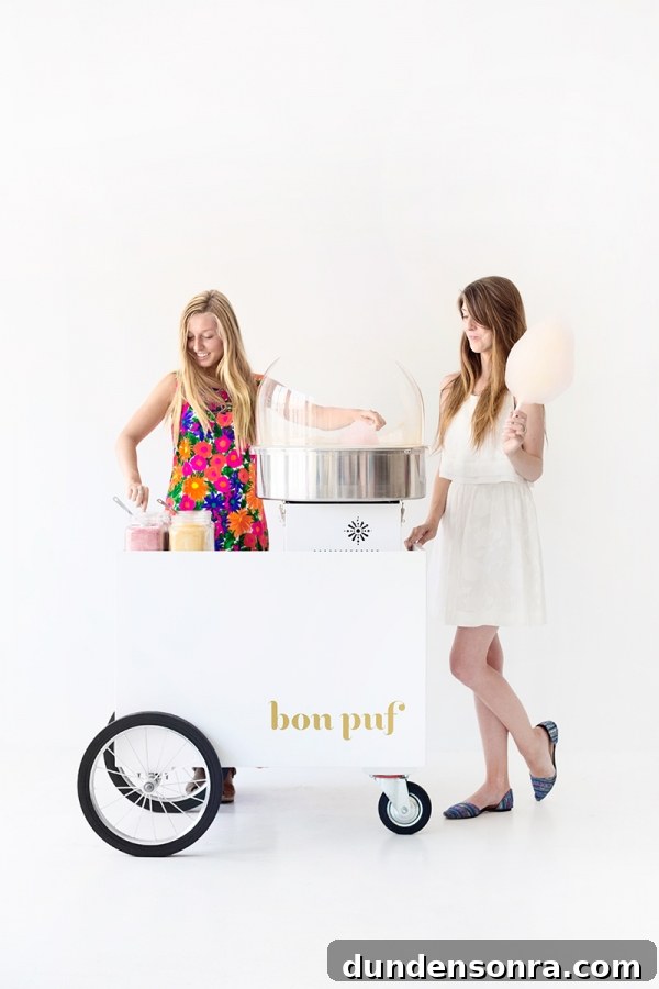 Bon Puf Cotton Candy Cart