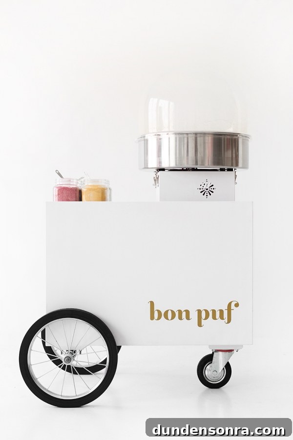 Bon Puf Cotton Candy Cart