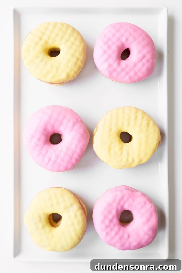 Donuts on a tray