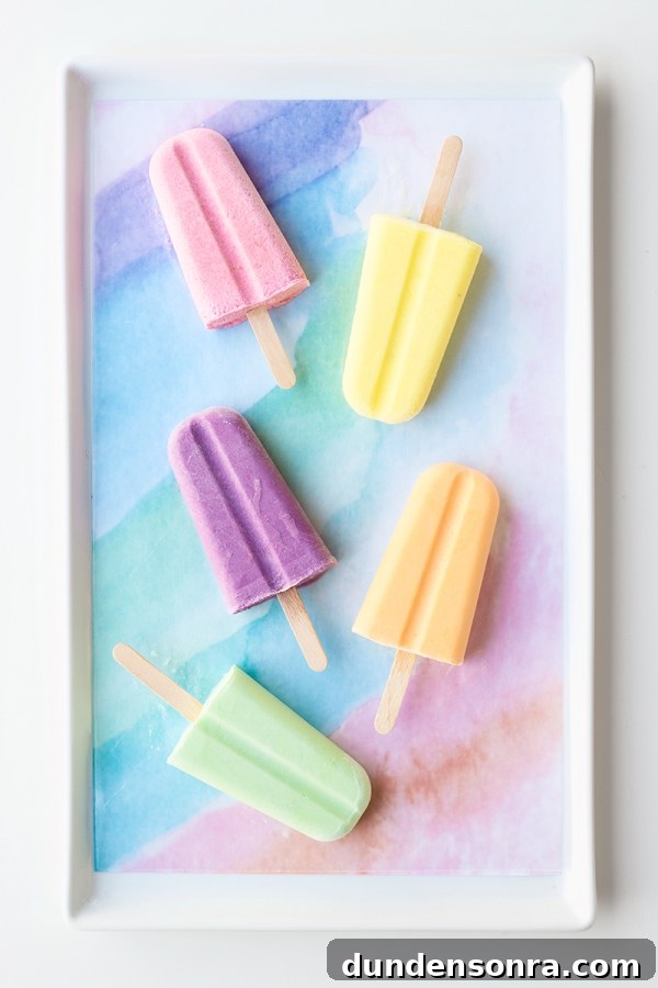 Summer Dreamsicle Party Ideas for a Bright, Refreshing Bash 27 Colorful popsicles