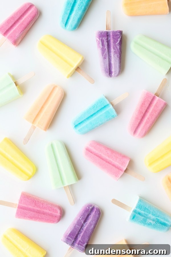 Summer Dreamsicle Party Ideas for a Bright, Refreshing Bash 28 Colorful popsicles