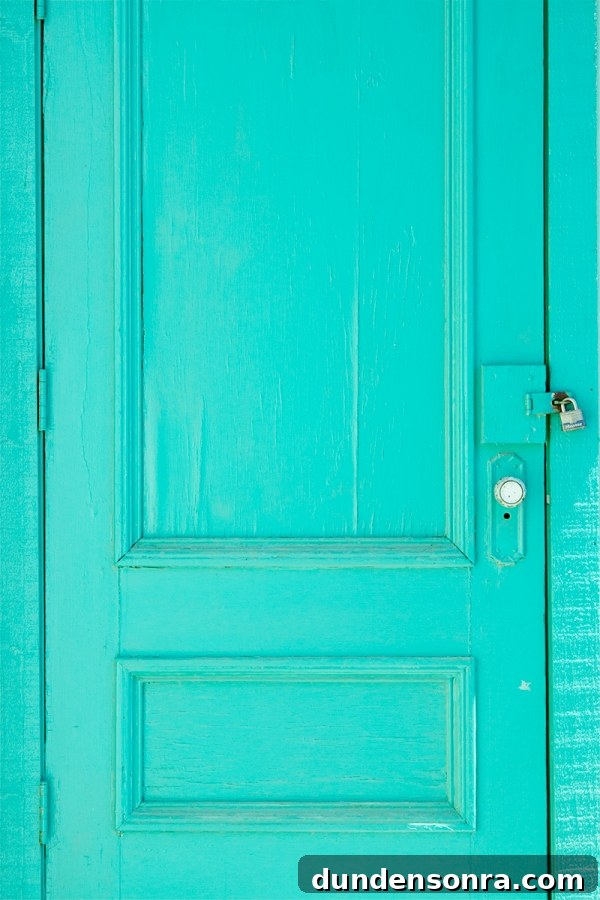 California Studio DIY Road Trip Guide: Scenic Stops & Creative Projects 11 A close up of a green door