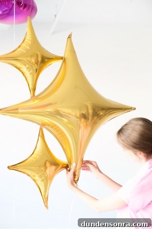 Gold balloons