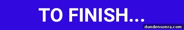 Blue background with white text