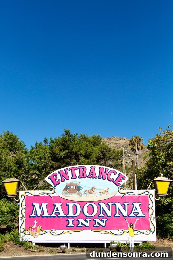 A sign that says "entrance madonna"