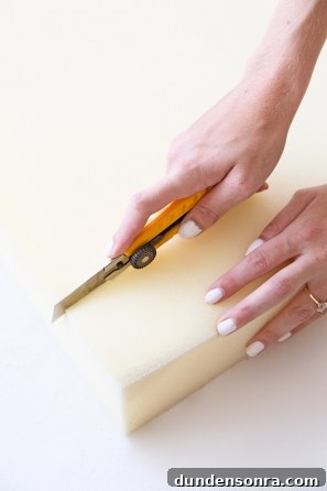 Someone cutting something