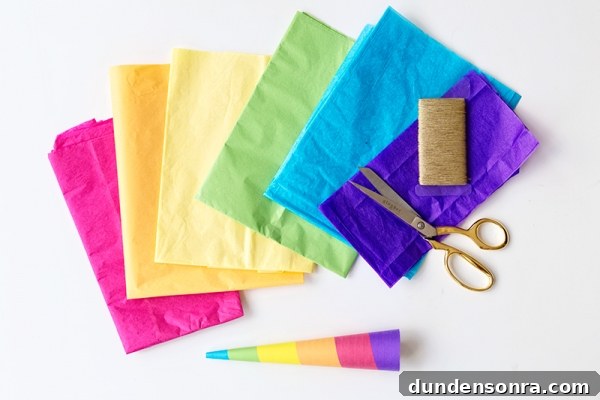 DIY Lisa Frank Costume Ideas for Colorful 90s-Inspired Looks 6 Rainbow paper and scissors