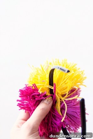 Yarn flower 