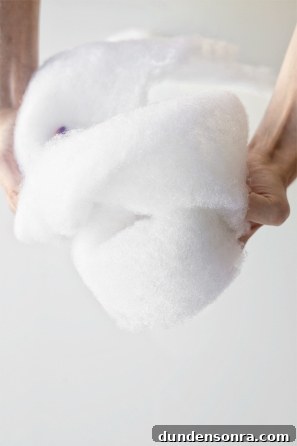 Someone holding cotton