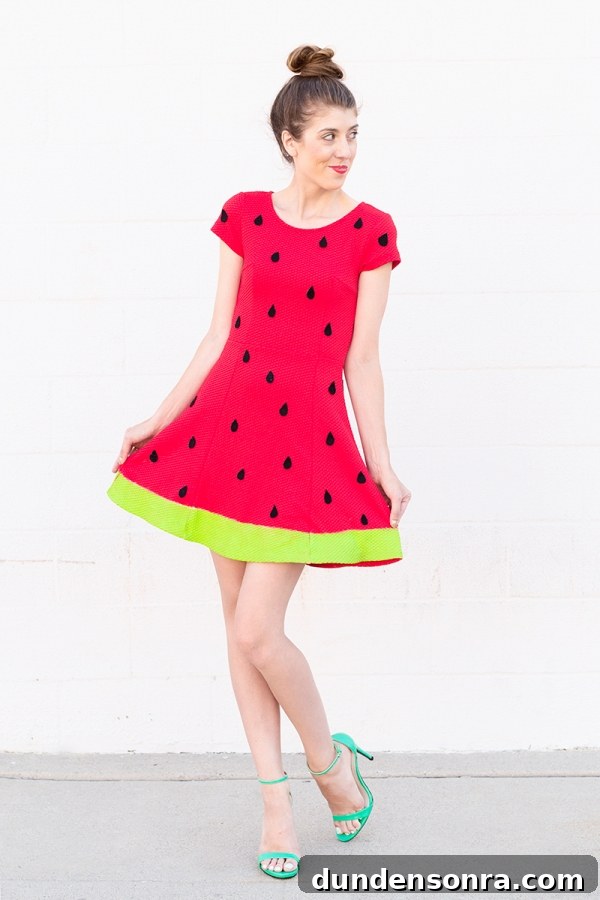 DIY Watermelon Costume