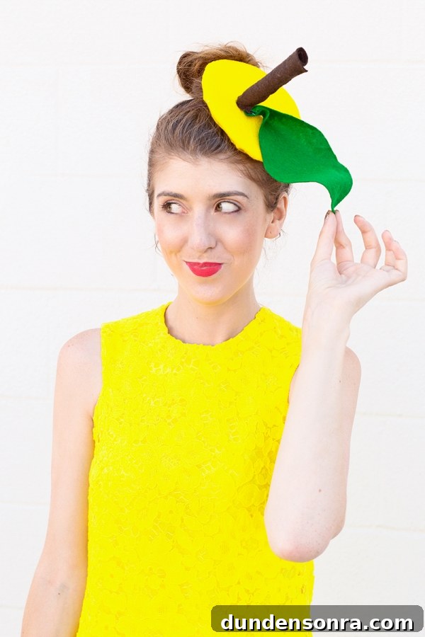 DIY Lemon Costume