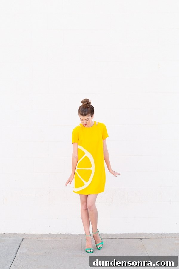 DIY Orange Slice Costume