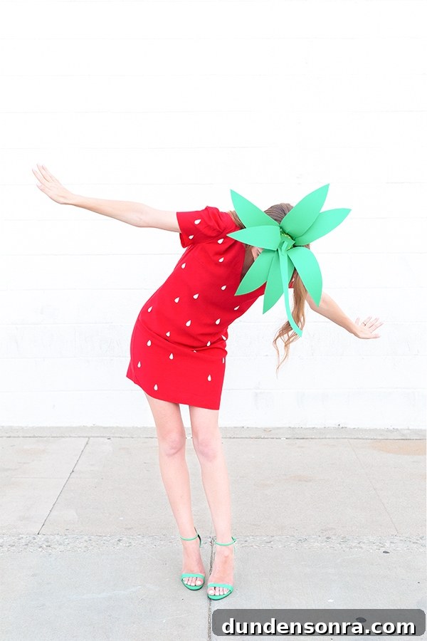 DIY Strawberry Costume