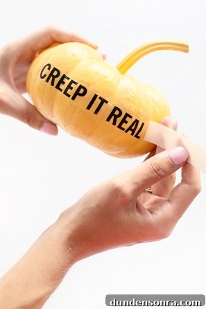 DIY Pumpkin Crafts: Fun Fall Decor Ideas for Every Skill Level 6 A pumpkin with words on it