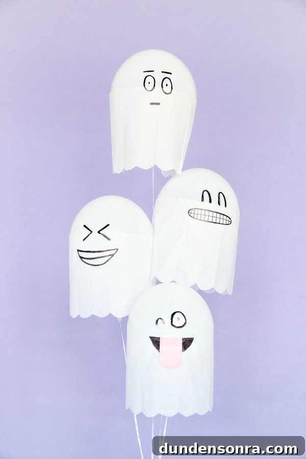 DIY Silly Ghost Balloons | studiodiy.com