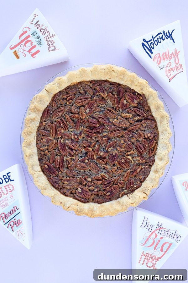 Leftover Pie Labels and a Classic Pecan Pie Recipe 9 Pecan pie