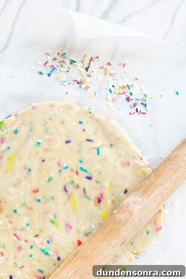 Funfetti Pie Crust Recipe: Colorful Sprinkle Pie Shell Tutorial 3 Dough with sprinkles